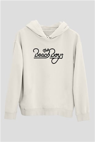 The Beach Boys Beyaz Unisex Kapşonlu Sweatshirt