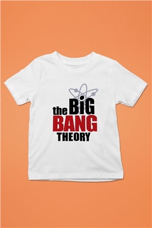 The Big Bang Theory Baskılı Beyaz Unisex Çocuk Tişört
