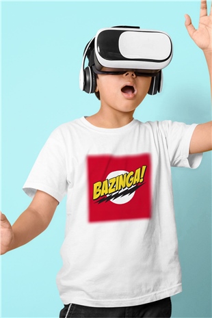 The Big Bang Theory Baskılı Beyaz Unisex Çocuk Tişört