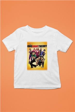 The Big Bang Theory Baskılı Beyaz Unisex Çocuk Tişört