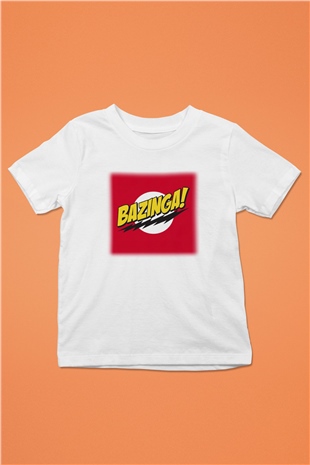 The Big Bang Theory Baskılı Beyaz Unisex Çocuk Tişört