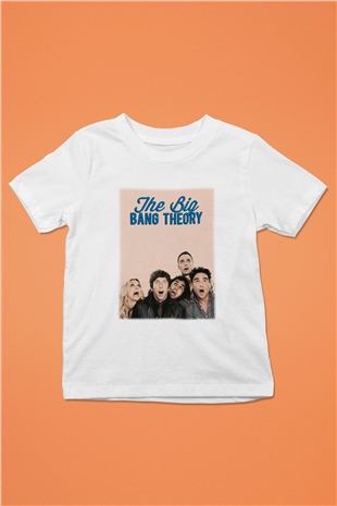 The Big Bang Theory Baskılı Beyaz Unisex Çocuk Tişört