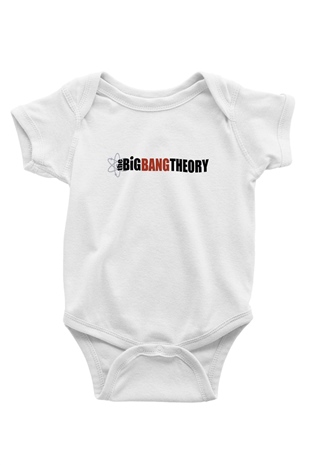 The Big Bang Theory Baskılı Beyaz Unisex Bebek Body - Zıbın