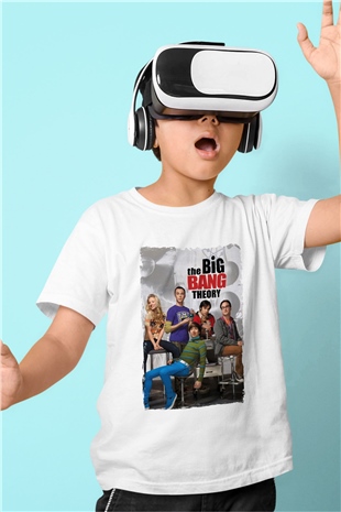 The Big Bang Theory Beyaz Unisex Çocuk Tişört