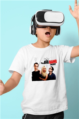 The Big Bang Theory Beyaz Unisex Çocuk Tişört