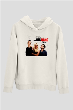 The Big Bang Theory Beyaz Unisex Hoodie