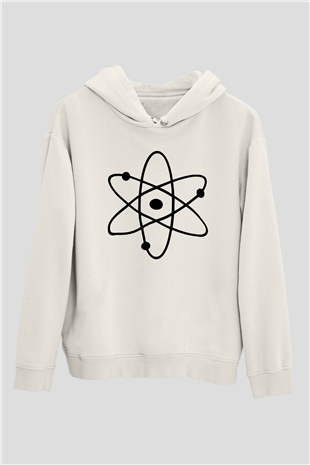 The Big Bang Theory Beyaz Unisex Kapşonlu Sweatshirt