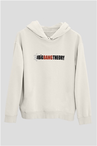 The Big Bang Theory Beyaz Unisex Kapşonlu Sweatshirt