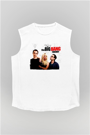 The Big Bang Theory Beyaz Unisex Kolsuz Tişört