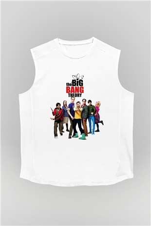 The Big Bang Theory Beyaz Unisex Kolsuz Tişört