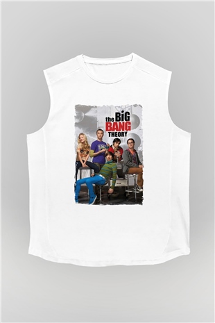 The Big Bang Theory Beyaz Unisex Kolsuz Tişört