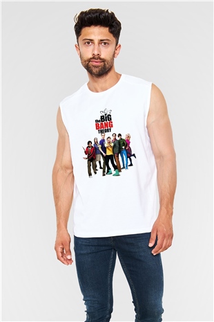 The Big Bang Theory Beyaz Unisex Kolsuz Tişört