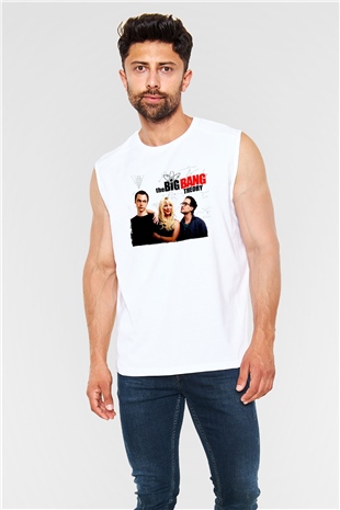 The Big Bang Theory Beyaz Unisex Kolsuz Tişört
