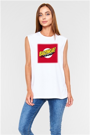 The Big Bang Theory Beyaz Unisex Kolsuz Tişört