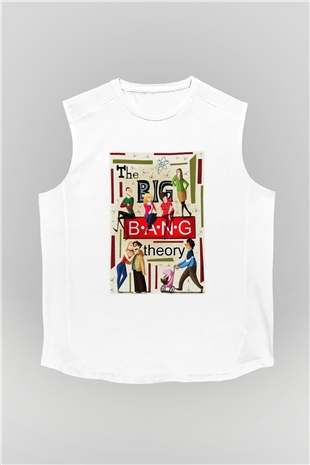 The Big Bang Theory Beyaz Unisex Kolsuz Tişört
