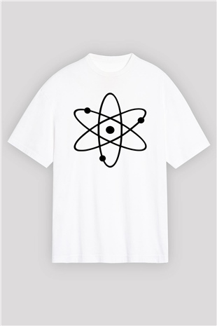 The Big Bang Theory Beyaz Unisex Oversize Tişört T-Shirt