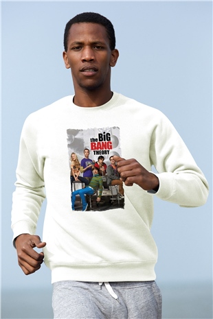 The Big Bang Theory Beyaz Unisex Sweatshirt