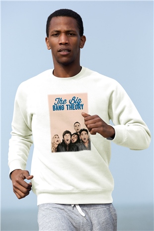 The Big Bang Theory Beyaz Unisex Sweatshirt