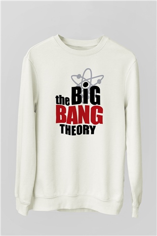 The Big Bang Theory Beyaz Unisex Sweatshirt