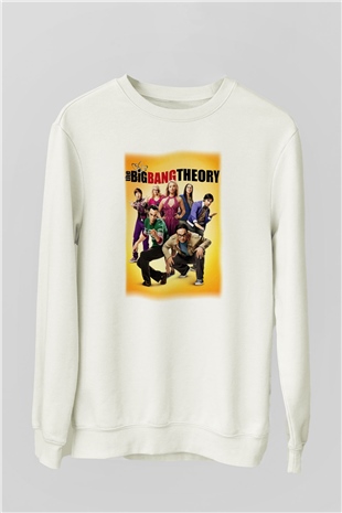 The Big Bang Theory Beyaz Unisex Sweatshirt