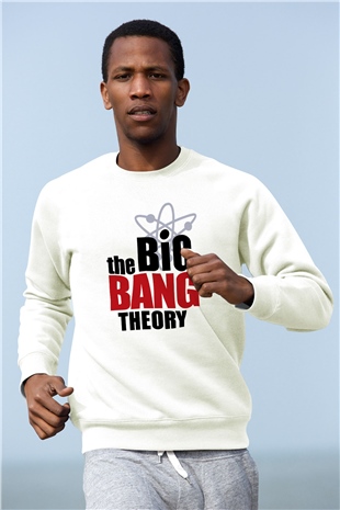 The Big Bang Theory Beyaz Unisex Sweatshirt