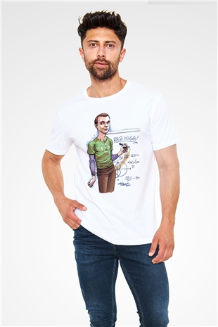 The Big Bang Theory Beyaz Unisex Tişört T-Shirt