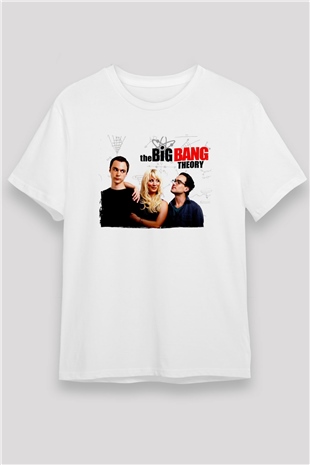 The Big Bang Theory Beyaz Unisex Tişört T-Shirt