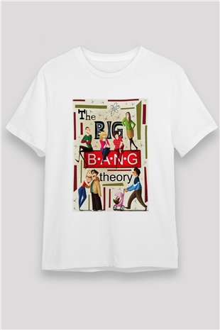 The Big Bang Theory Beyaz Unisex Tişört T-Shirt