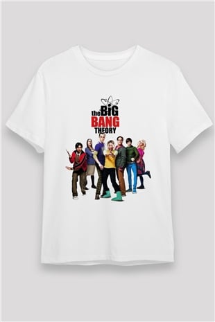 The Big Bang Theory Beyaz Unisex Tişört T-Shirt