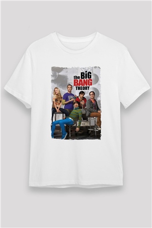 The Big Bang Theory Beyaz Unisex Tişört T-Shirt