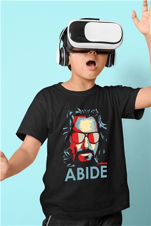 The Big Lebowski Büyük Lebowski Baskılı Siyah Unisex Çocuk Tişört