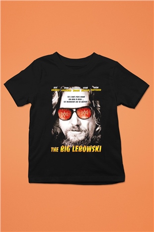 The Big Lebowski Büyük Lebowski Baskılı Siyah Unisex Çocuk Tişört