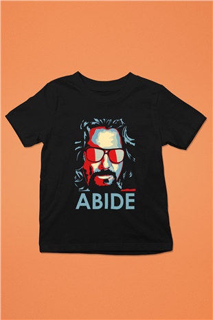 The Big Lebowski Büyük Lebowski Baskılı Siyah Unisex Çocuk Tişört