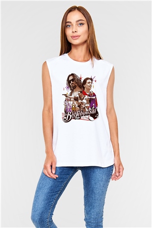 The Big Lebowski Büyük Lebowski Beyaz Unisex Kolsuz Tişört