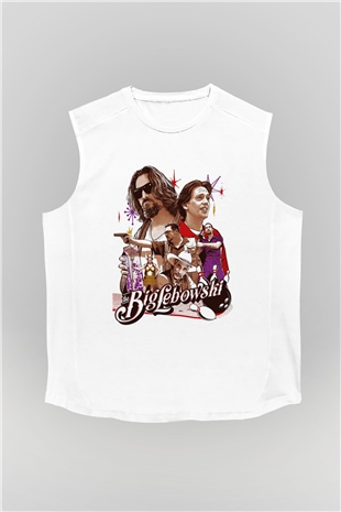The Big Lebowski Büyük Lebowski Beyaz Unisex Kolsuz Tişört