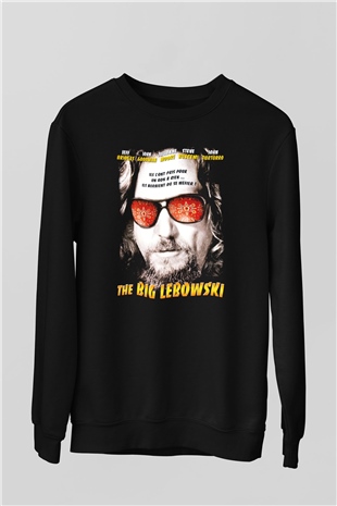The Big Lebowski Büyük Lebowski Siyah Unisex Sweatshirt