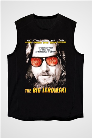 The Big Lebowski Büyük Lebowski Siyah Unisex Kolsuz Tişört