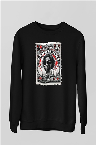 The Big Lebowski Büyük Lebowski Siyah Unisex Sweatshirt