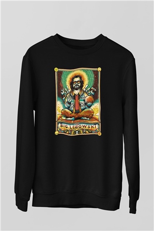 The Big Lebowski Büyük Lebowski Siyah Unisex Sweatshirt