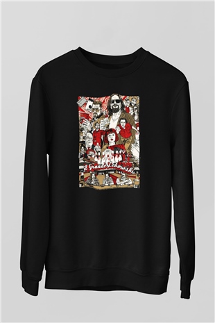 The Big Lebowski Büyük Lebowski Siyah Unisex Sweatshirt