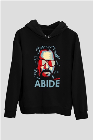 The Big Lebowski Büyük Lebowski Siyah Unisex Kapüşonlu Sweatshirt