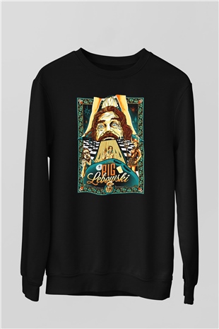 The Big Lebowski Büyük Lebowski Siyah Unisex Sweatshirt