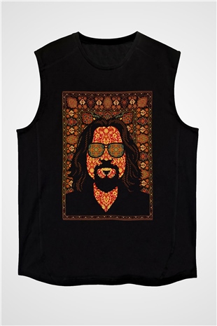 The Big Lebowski Büyük Lebowski Siyah Unisex Kolsuz Tişört
