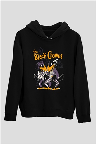 The Black Crowes Siyah Unisex Kapüşonlu Sweatshirt