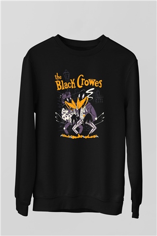 The Black Crowes Siyah Unisex Sweatshirt