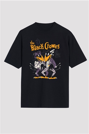 The Black Crowes Siyah Oversize Tişört Oversize T-shirt - TişörtFabrikası