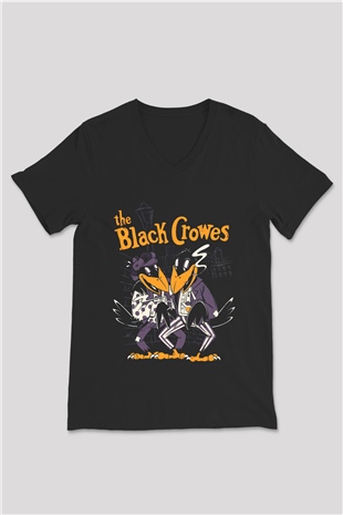 The Black Crowes Siyah Unisex V Yaka Tişört