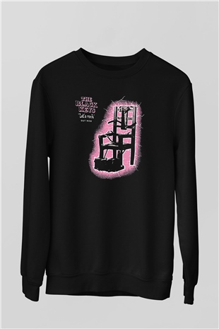 The Black Keys Baskılı Unisex Siyah Sweatshirt