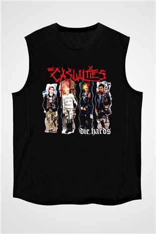 The Casualties Siyah Unisex Kolsuz Tişört