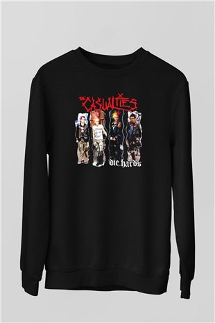 The Casualties Siyah Unisex Sweatshirt